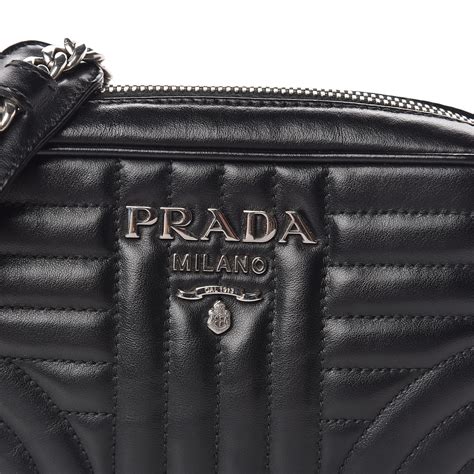 prada diagramme quilted crossbody bag|PRADA Soft Calfskin Diagramme Crossbody Bag Black.